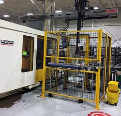 Used 1000 ton Milacron plastic molder from 2000