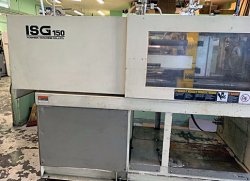 150 ton Toshiba molding machine for sale that was made in 1997