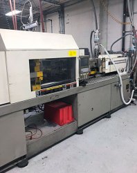 Used 150 ton Toshiba plastic molder from 2003