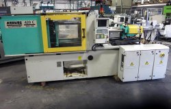 Two 110 ton Arburg used plastic molding machines for sale from 2000