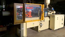 90 ton Husky plastic injection molder for sale