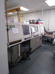 Photo of a 65 ton Toshiba All-Electric used injection molder from 2002