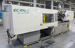 Used all-electric Toshiba plastic molder 180 ton