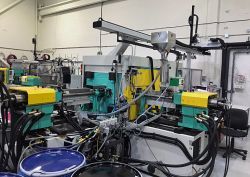 2004 220 ton Arburg Two Shot plastic molder with a liquid silicone rubber injection unit