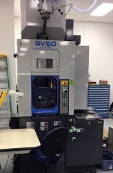 2004 50 ton electric Sumitomo vertical clamp single station with vertical injection