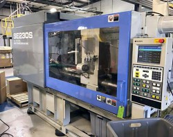 Used 253 ton All-Electric Sumitomo plastic molder from 2005.