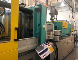 Take a look at this photo of a barely used 350 ton Arburg All-Electric molder from 2015