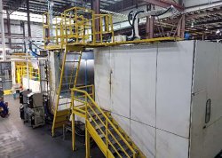 A 3000 ton Engel plastic molder from 1996