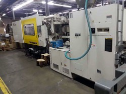 A 500 ton Toshiba plastic molder that was manufactured in 2014