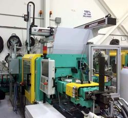 Used 77 ton Arburg 2 shot plastic molder from 2008